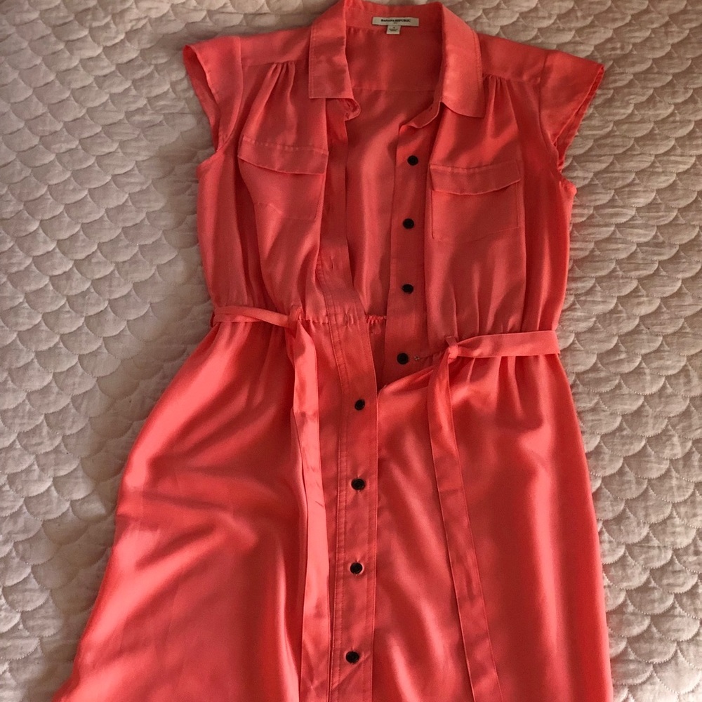 NWOT Banana Republic Pink Dress